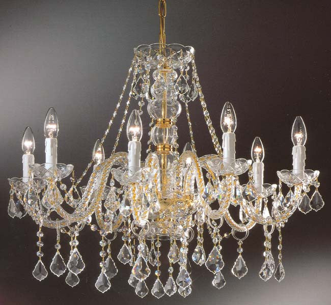 A46-419/8 Murano Venetian Style CHANDELIER Chandeliers, Crystal Chandelier, Crystal Chandeliers, Lighting