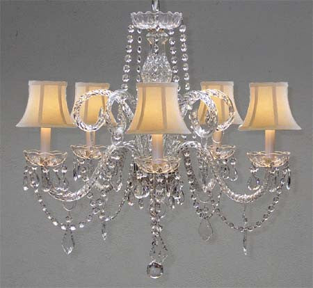 A46-SHADES/385/5 Murano Venetian Style CHANDELIER Chandeliers, Crystal Chandelier, Crystal Chandeliers, Lighting