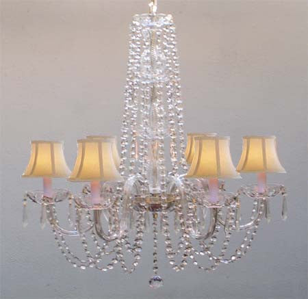 A80-SHADES/3289/6 Royal Collection Chandelier Chandeliers, Crystal Chandelier, Crystal Chandeliers, Lighting