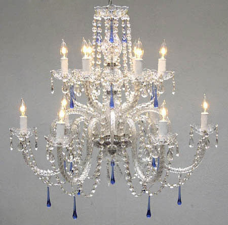 A46-387/6+6/COLOR  Murano Venetian Style CHANDELIER Chandeliers, Crystal Chandelier, Crystal Chandeliers, Lighting