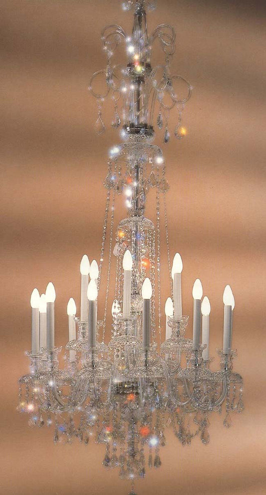 C181-421/18  Murano Venetian Style CHANDELIER Chandeliers, Crystal Chandelier, Crystal Chandeliers, Lighting