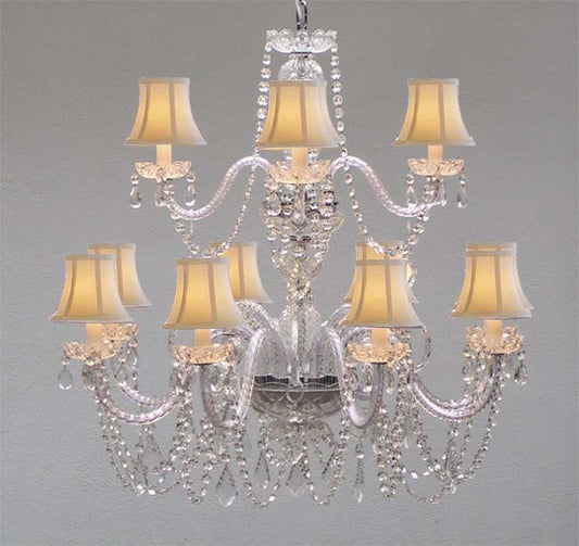 A46-SHADES/385/8+4  Murano Venetian Style CHANDELIER Chandeliers, Crystal Chandelier, Crystal Chandeliers, Lighting