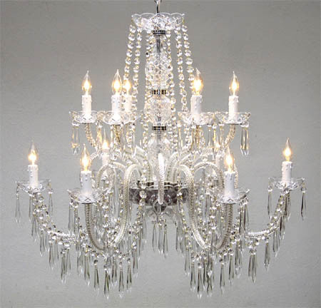 A46-U/385/6+6  Murano Venetian Style CHANDELIER Chandeliers, Crystal Chandelier, Crystal Chandeliers, Lighting