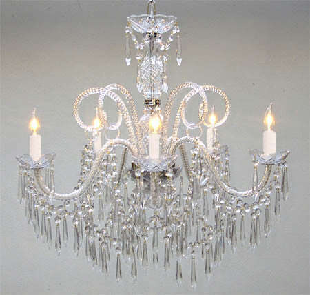 A46-U/385/5  Murano Venetian Style CHANDELIER Chandeliers, Crystal Chandelier, Crystal Chandeliers, Lighting