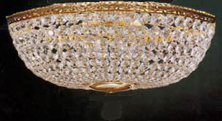 A81-1864/3SW Gallery Swarovski Crystal Trimmed EMPIRE WALL SCONCES