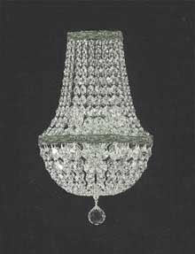 A81-4/5/SILVER/WALLSCONCE Gallery Wall Sconces EMPIRE WALL SCONCE