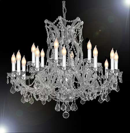 A83-SILVER/1510/15+1  Maria Theresa CHANDELIER Chandeliers, Crystal Chandelier, Crystal Chandeliers, Lighting