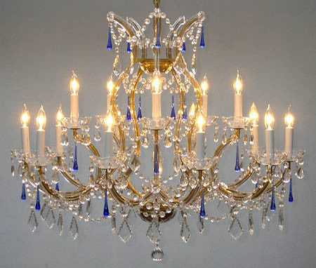 A83-1517/15+1/BLUE  Maria Theresa CHANDELIER Chandeliers, Crystal Chandelier, Crystal Chandeliers, Lighting