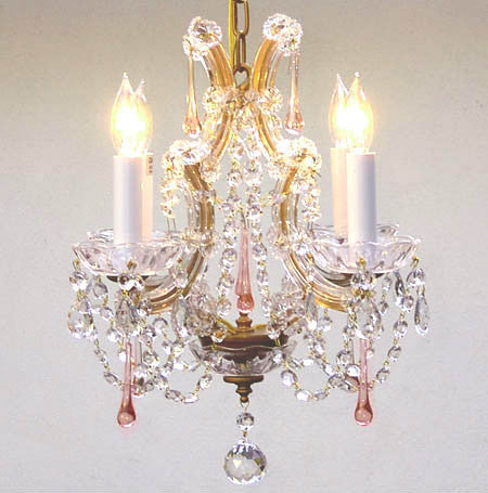 A83-1533/4/PINK  Maria Theresa CHANDELIER Chandeliers, Crystal Chandelier, Crystal Chandeliers, Lighting