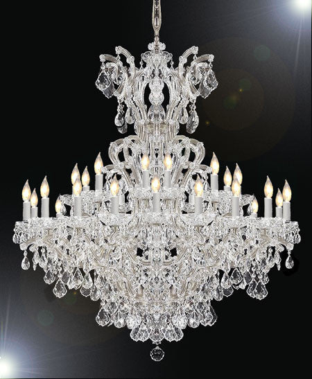 A83-SILVER/1535/30+1Item#/SKU: A83-SILVER/1535/30+1A great European tradition. Nothing was ever quite so elegant as the fine crystal chandeliers that lent sparkle to brilliant evenings in palaces and