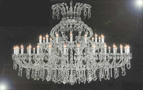 A83-SILVER/1577/24+1A great European tradition. Nothing was ever quite so elegant as the fine crystal chandeliers that lent sparkle to brilliant evenings in palaces and manor houses across Europe. Th