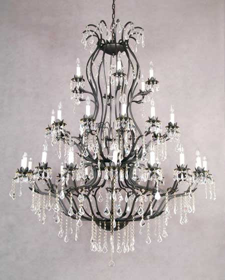 A83-3031/36+1A Great European Tradition. Nothing is quite as elegant as the fine crystal chandeliers that gave sparkle to brilliant evenings at palaces and manor houses across Europe. This beautifull