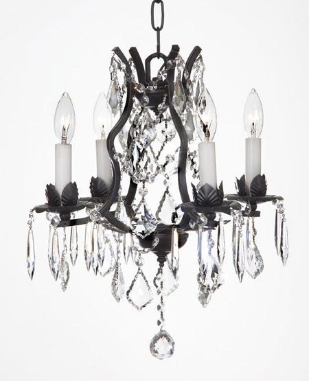 A83-3034/4  Wrought Iron Chandelier Chandeliers, Crystal Chandelier, Crystal Chandeliers, Lighting