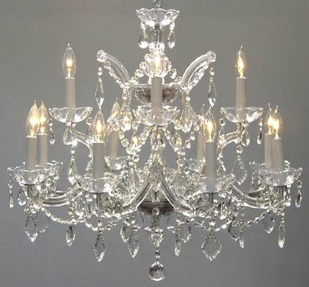 A83-SILVER/1534/12+1  Maria Theresa CHANDELIER Chandeliers, Crystal Chandelier, Crystal Chandeliers, Lighting