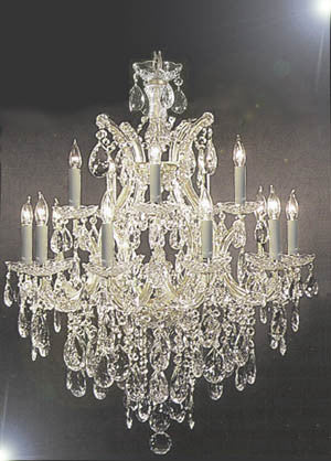 A83-SILVER/21532/12+1  Maria Theresa CHANDELIER Chandeliers, Crystal Chandelier, Crystal Chandeliers, Lighting