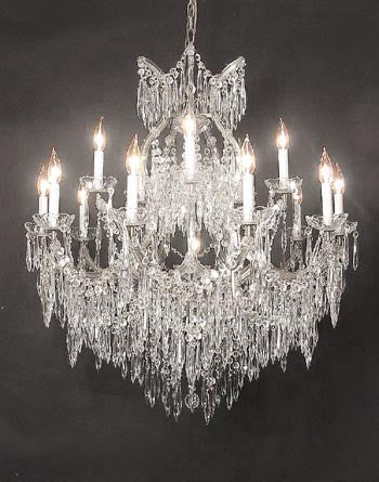 F83-SILVER/U1511/15+1  Maria Theresa CHANDELIER Chandeliers, Crystal Chandelier, Crystal Chandeliers, Lighting