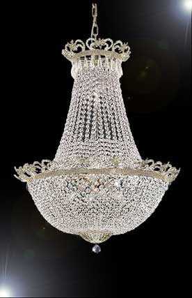 A93-SILVER/452/6 Empire Style CHANDELIER Chandeliers, Crystal Chandelier, Crystal Chandeliers, Lighting