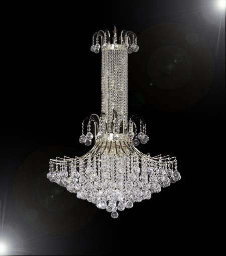 F93-SILVER/876/16 Empire Style CHANDELIER Chandeliers, Crystal Chandelier, Crystal Chandeliers, Lighting