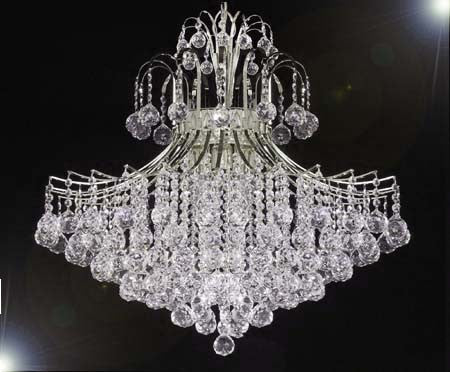 A93-SILVER/876/9 Empire Style CHANDELIER Chandeliers, Crystal Chandelier, Crystal Chandeliers, Lighting