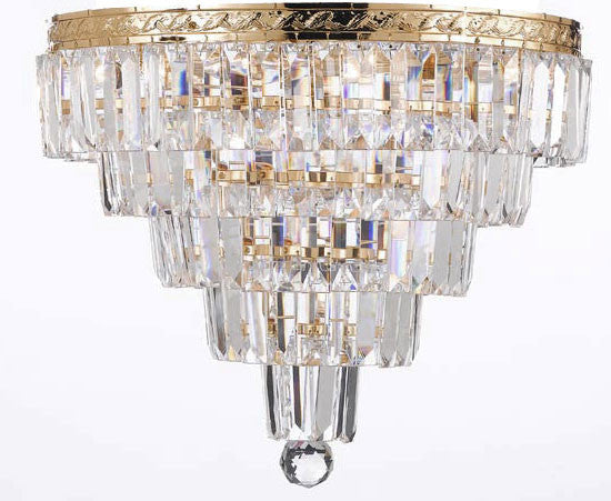 A93-FLUSH/873/4 Empire Style FLUSH/SEMI-FLUSH CHANDELIER Chandeliers, Crystal Chandelier, Crystal Chandeliers, Lighting