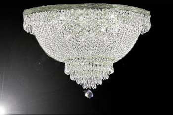 A93-C6/FLUSH/870/4 Empire Style FLUSH/SEMI-FLUSH CHANDELIER Chandeliers, Crystal Chandelier, Crystal Chandeliers, Lighting