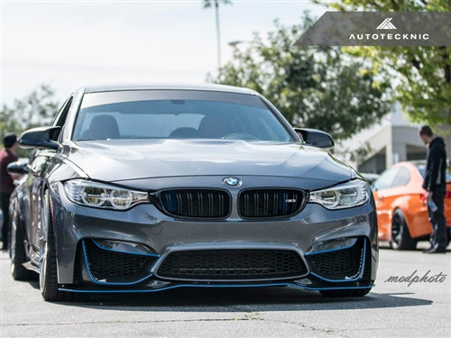 AutoTecknic Vacuumed Carbon Fiber Performante Aero Splitters - F80 M3 | F82 M4