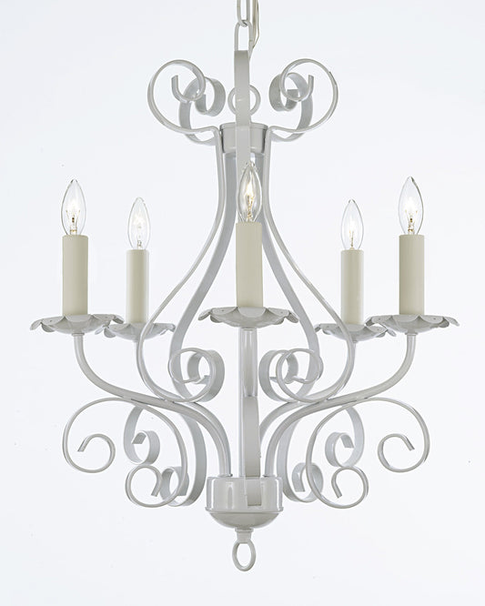 J10-WHITE/30175 Country French CHANDELIER Chandeliers, Crystal Chandelier, Crystal Chandeliers, Lighting