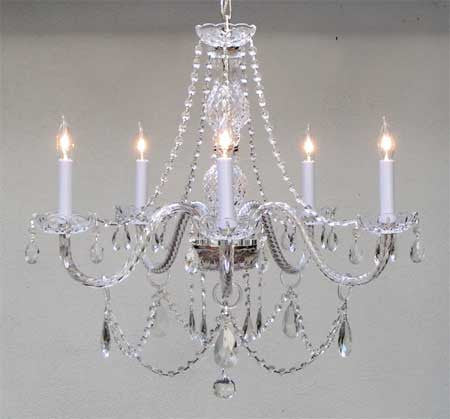 A46-384/380/5  Murano Venetian Style CHANDELIER Chandeliers, Crystal Chandelier, Crystal Chandeliers, Lighting