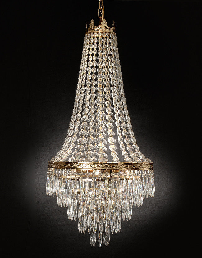 G93-864/4 Empire Style CHANDELIER Chandeliers, Crystal Chandelier, Crystal Chandeliers, Lighting